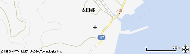 長崎県南松浦郡新上五島町太田郷1047周辺の地図