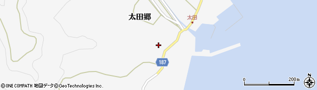 長崎県南松浦郡新上五島町太田郷2048周辺の地図