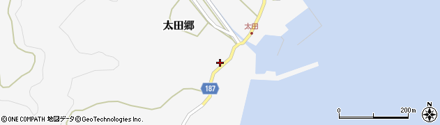長崎県南松浦郡新上五島町太田郷1012周辺の地図