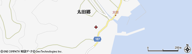 長崎県南松浦郡新上五島町太田郷1039周辺の地図