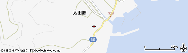 長崎県南松浦郡新上五島町太田郷1037周辺の地図