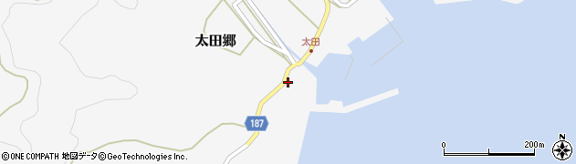 長崎県南松浦郡新上五島町太田郷2015周辺の地図