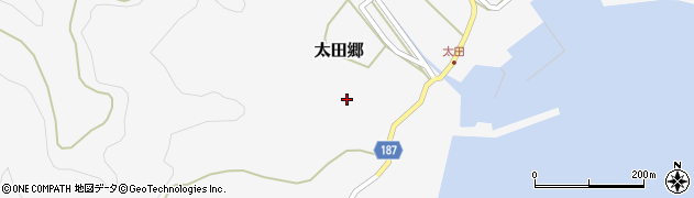 長崎県南松浦郡新上五島町太田郷1045周辺の地図