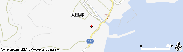 長崎県南松浦郡新上五島町太田郷1036周辺の地図