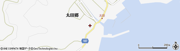 長崎県南松浦郡新上五島町太田郷1033周辺の地図