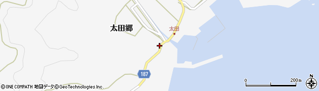 長崎県南松浦郡新上五島町太田郷1021周辺の地図