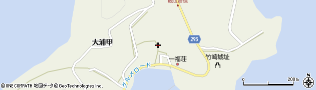 佐賀県太良町（藤津郡）竹崎周辺の地図