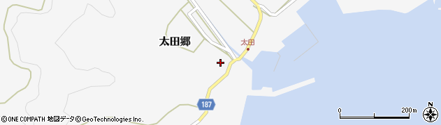 長崎県南松浦郡新上五島町太田郷1029周辺の地図