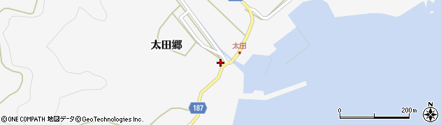 長崎県南松浦郡新上五島町太田郷1024周辺の地図
