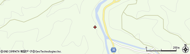 松尾川周辺の地図