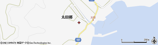 長崎県南松浦郡新上五島町太田郷1066周辺の地図