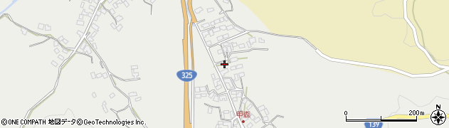 熊本県菊池市甲森北1523周辺の地図