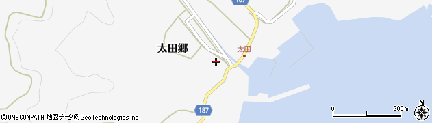 長崎県南松浦郡新上五島町太田郷1028周辺の地図