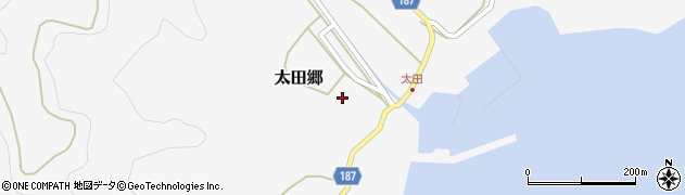 長崎県南松浦郡新上五島町太田郷1071周辺の地図