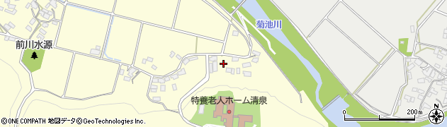 熊本県菊池市七城町亀尾2444周辺の地図