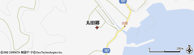 長崎県南松浦郡新上五島町太田郷1086周辺の地図
