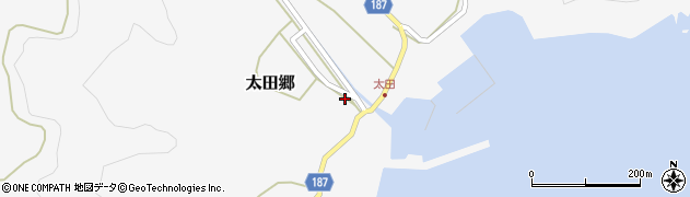 長崎県南松浦郡新上五島町太田郷1666周辺の地図