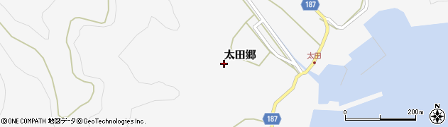 長崎県南松浦郡新上五島町太田郷1105周辺の地図