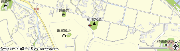 熊本県菊池市七城町亀尾2125周辺の地図