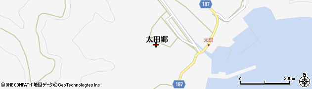 長崎県南松浦郡新上五島町太田郷1090周辺の地図