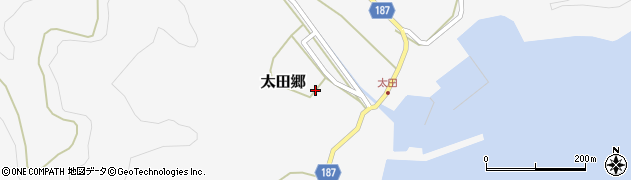 長崎県南松浦郡新上五島町太田郷1079周辺の地図