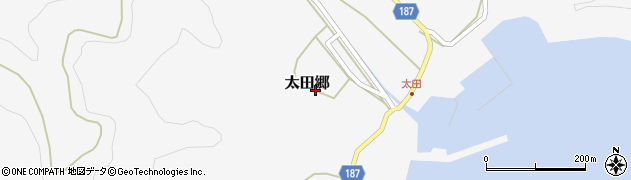 長崎県南松浦郡新上五島町太田郷1091周辺の地図