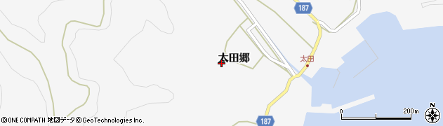 長崎県南松浦郡新上五島町太田郷1101周辺の地図