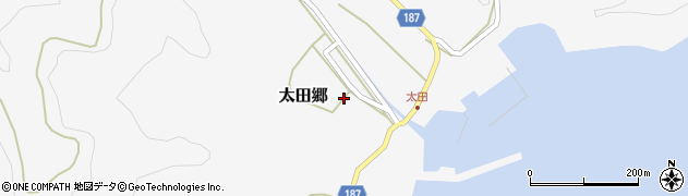 長崎県南松浦郡新上五島町太田郷1658周辺の地図