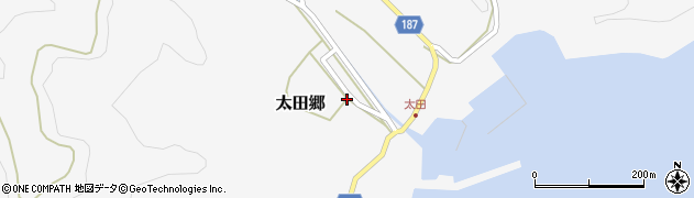 長崎県南松浦郡新上五島町太田郷1965周辺の地図