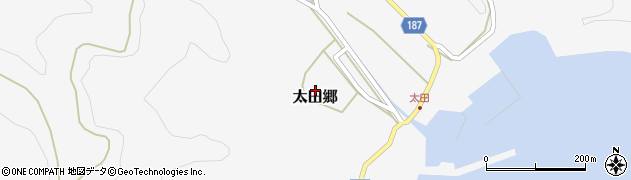 長崎県南松浦郡新上五島町太田郷1097周辺の地図