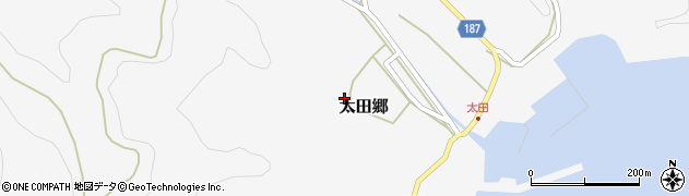 長崎県南松浦郡新上五島町太田郷1147周辺の地図