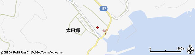 長崎県南松浦郡新上五島町太田郷1647周辺の地図