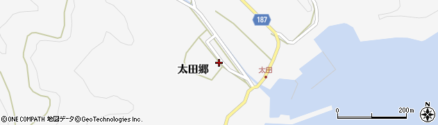 長崎県南松浦郡新上五島町太田郷1659周辺の地図