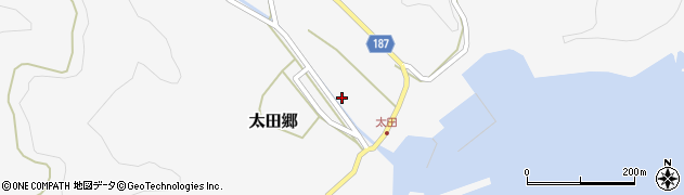 長崎県南松浦郡新上五島町太田郷1644周辺の地図