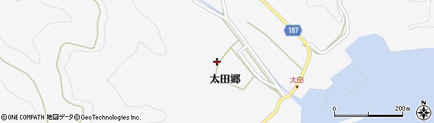 長崎県南松浦郡新上五島町太田郷1162周辺の地図