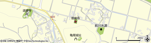 熊本県菊池市七城町亀尾1952周辺の地図