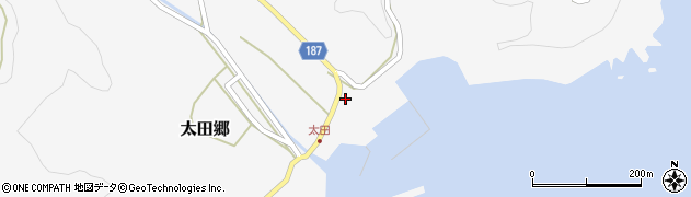 長崎県南松浦郡新上五島町太田郷1671周辺の地図