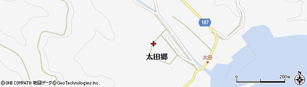 長崎県南松浦郡新上五島町太田郷1557周辺の地図