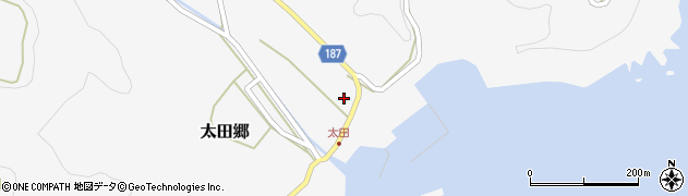 長崎県南松浦郡新上五島町太田郷1634周辺の地図