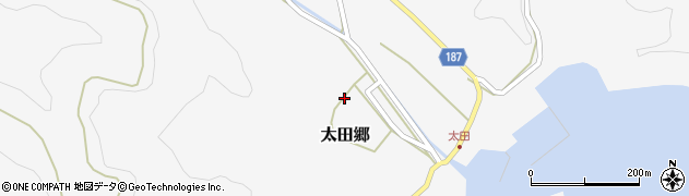 長崎県南松浦郡新上五島町太田郷1555周辺の地図