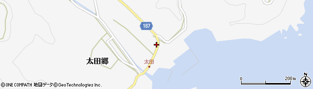 長崎県南松浦郡新上五島町太田郷1632周辺の地図
