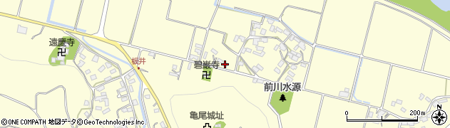 熊本県菊池市七城町亀尾1573周辺の地図