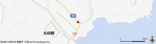 長崎県南松浦郡新上五島町太田郷1633周辺の地図