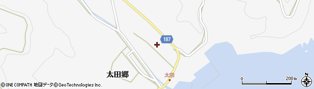 長崎県南松浦郡新上五島町太田郷1588周辺の地図
