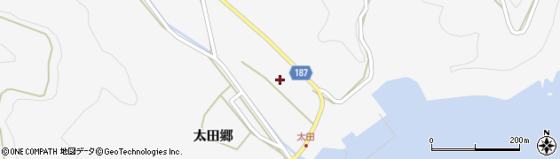 長崎県南松浦郡新上五島町太田郷1589周辺の地図
