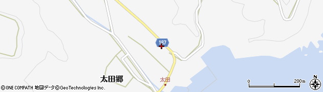 長崎県南松浦郡新上五島町太田郷1627周辺の地図