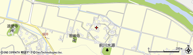 熊本県菊池市七城町亀尾周辺の地図