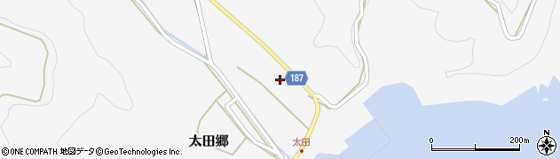 長崎県南松浦郡新上五島町太田郷1590周辺の地図