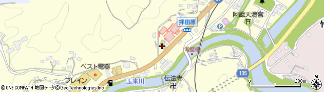 大分日産竹田店周辺の地図