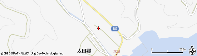 長崎県南松浦郡新上五島町太田郷1593周辺の地図